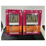 Sakura Pigma Micron Pens 6pk and 8pk Sets