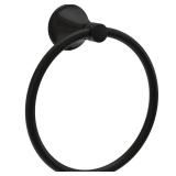 Delta LNA46-MB Lorna Round Towel Ring Matte Black