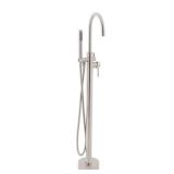 Akdy TF0047 Freestanding Tub Faucet Brush Nickel