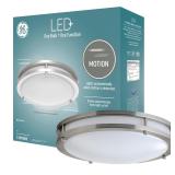 GE LED Motion Sensor Flush Mount Ceiling Light