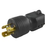 Conntek 30128-BK NEMA L5-15P to 5-1520R Adapter