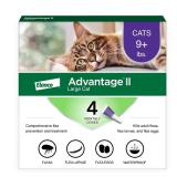 Advantage II Flea Treatment Large Cat 4pk