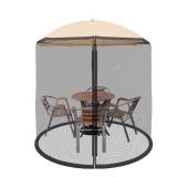 Pure Garden 7.5 Patio Umbrella Mosquito Netting