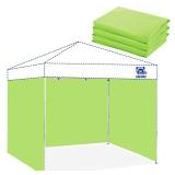 Fanpat 10x10ft Canopy Sidewalls 3pk Radiant Green