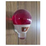 Red Comet Fire Extinguisher Grenade in Red Glass S