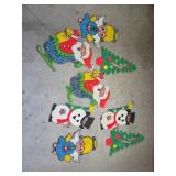 Vintage-Style Christmas Beaded Wall Decorations