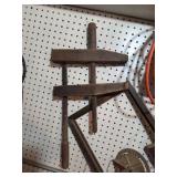 Vintage Wooden Screw Hand Clamp Woodworking Tool