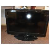 Toshiba Flat-Screen TV with Base, Remote, and Cabl