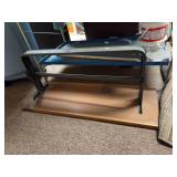 Metal Paper Cutter With Wooden Base