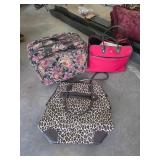 Three Bags Including Ricardo Floral Rolling Bag
