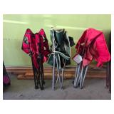 Five Foldable Camping and Outdoor Chairs