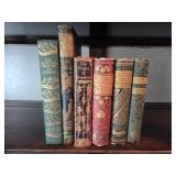 Six Decorative Hardcover Books Featuring Poetry an