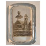 Vintage Earlston Christian Church Paperweight with