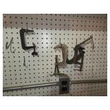 Metal C-Clamps in Various Sizes