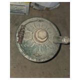 Green Metal Vintage-Style Fuel or Oil Can with Fle