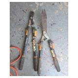 Garden Pruning Tools with Black and Orange Handles