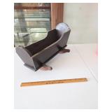 Wooden Miniature Cradle on Rockers