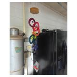Colorful Stained Glass Wind Chime Featuring Abstra