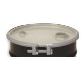 Steel Drum, 55 gal, Bolt Ring, Epoxy Lined