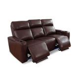 Macys Greymel Leather Power Reclining Sofa W/Wireless Charger Online Retail: $2579