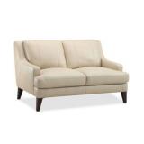 Collyn 59" Modern Leather Loveseat, Created for Macy