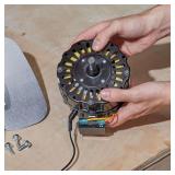 Master Flow 1450-CFM Black Power Roof Vent