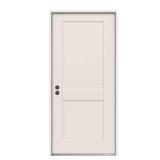 36 in. x 80 in. 2-Panel Craftsman Steel Door