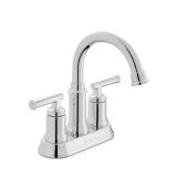 Oswell 4 in. Centerset Double Handle Faucet Chrome