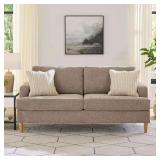 Winnick 73.6 in. Scandinavian Sofa in Flax