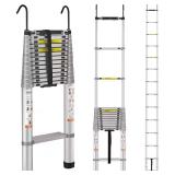 VEVOR 18.5 ft. Aluminum Telescoping Ladder