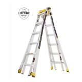 26 ft. Aluminum Multi-Position Ladder w/ Bucket
