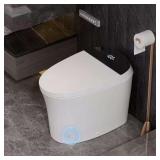 Smart Bidet Toilet w/ Dual Flush, Night Light