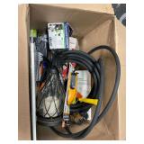 Box of Assorted Home Depot Items