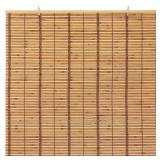 Burnt Bamboo Cordless Window Shade 60x72 in.
