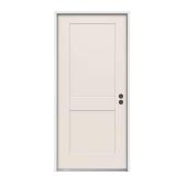 32x80 2-Panel Craftsman Primed Steel Prehung Door