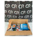 Box of Assorted Home Depot Items