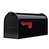 Arch. Mailboxes Elite Black, Medium, Steel Mailbox