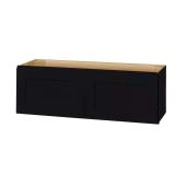 Avondale 36x12x12 in. Plywood Wall Cabinet Black