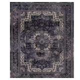 Angora Anthracite 8x10 ft. Medallion Rug