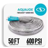 AQUA JOE 1/2 in. x 50 ft. Fiberjacket Hose