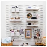 Pegboard Kit 9-pack White for Wall Organizer