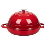 Dutch Oven Pot, 6 Quart, Red
