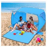Beach Tent Sun Shelter, 4-6 Person, UPF 50+ UV