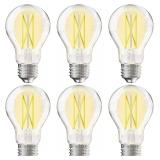 TJOY 6 Pack A19 Vintage LED Edison Bulbs, 7W E26
