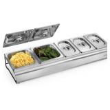 Onlyfire Pizza Topping Station, Stainless Steel