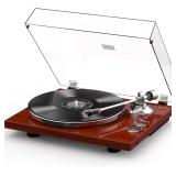 Record Player Belt Drive Turntable with Bluetooth