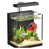 Beta Fish Tank, 2 Gallon with Filter & Light