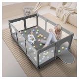 Large Baby Playpen for Toddlers, Playpen 74 50