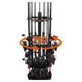 KastKing V16 Fishing Rod Rack with Rotating Base