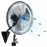 20 Inch Heavy Duty Wall Mount Oscillating Fan